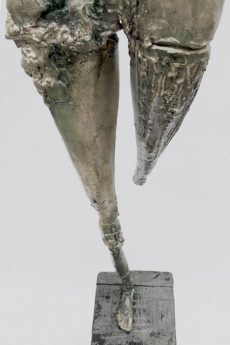 "Voi errate in alto nella luce", h.1,60cm, bronzo, cera persa, esemplare unico.
